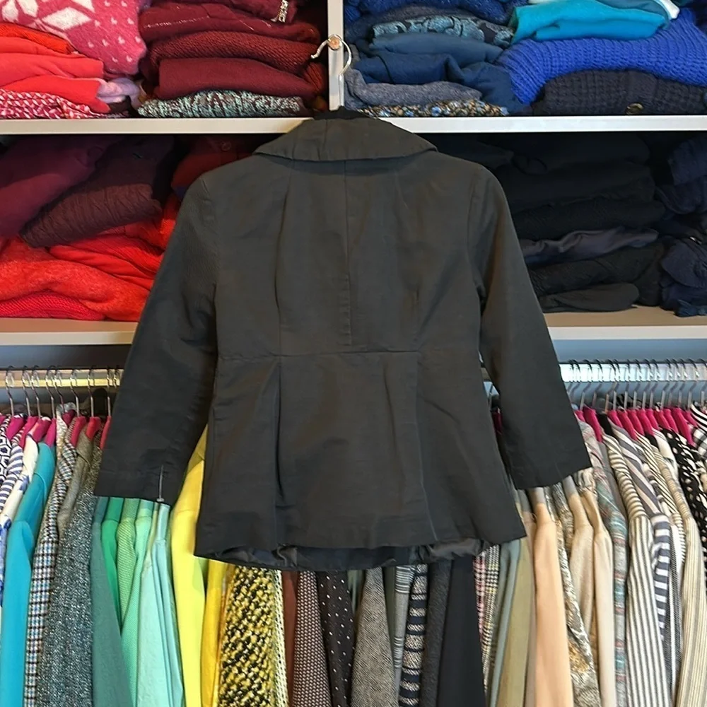 Mossimo black rain jacket size S